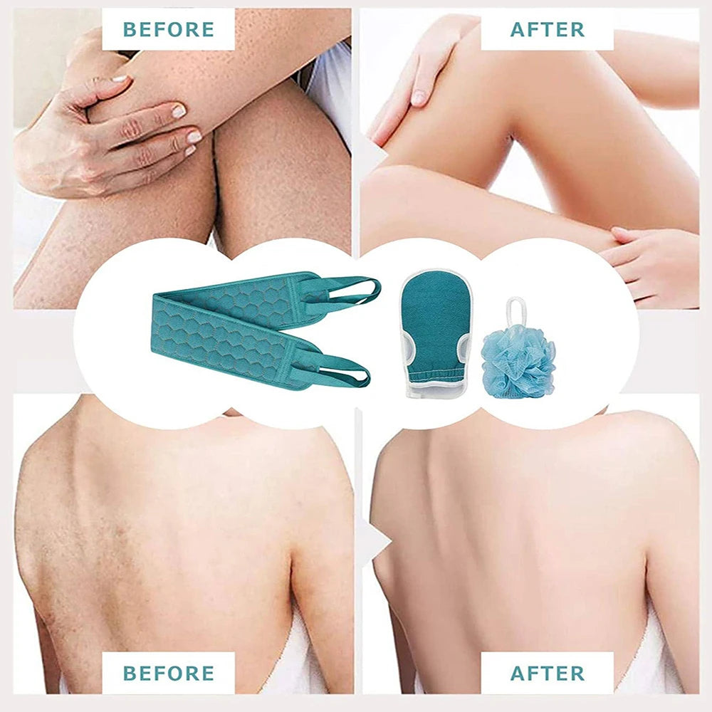 Ultimate Spa Body Scrubber Set for Deep Clean and Relaxing Massage