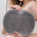 Wall-Mounted Silicone Back & Body Scrubber – Spa Shower Massager