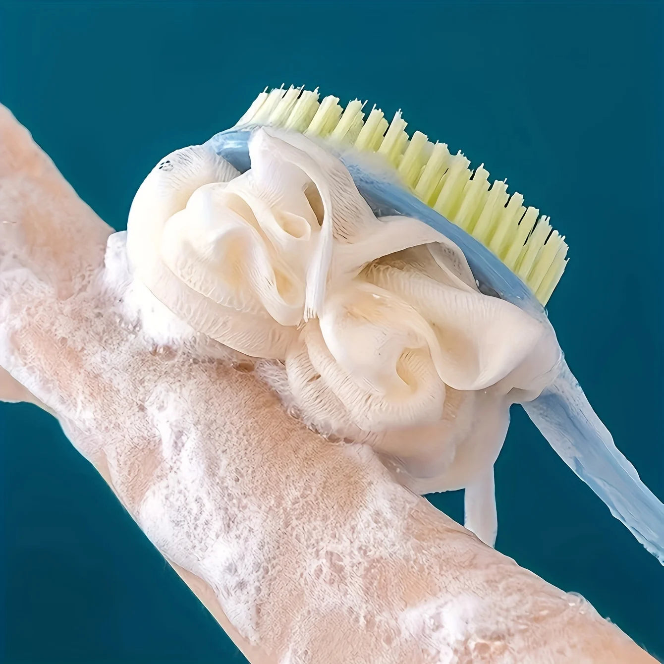 Soft Exfoliating Body Brush with Long Handle – Deep Clean & Massage